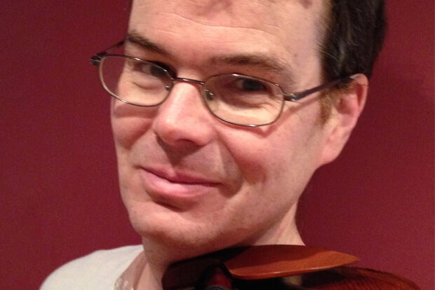 Portrait of violist, Scott Dickinson