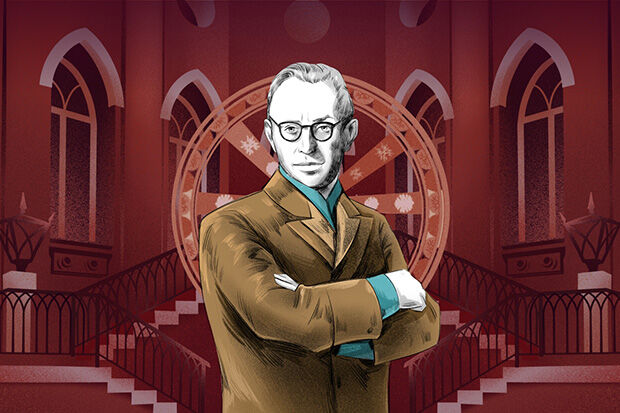 AI illustration of composer Carl Orff
