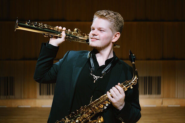 Saxophonist Andrey Fjelstad