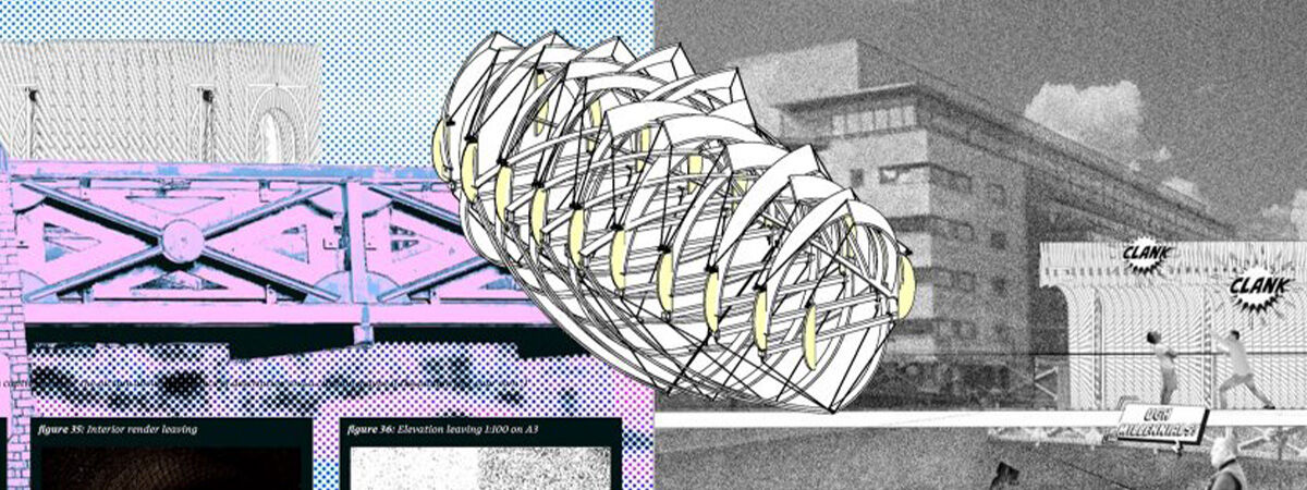 Computer generated image of architectural plan