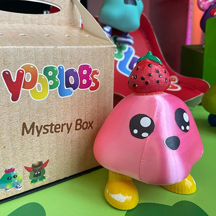 Work by Zoe Cheshire, exploring sustainable, free-play toys, using the 3D printer.