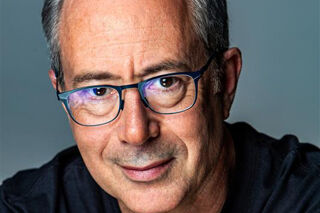 Portrait of writer and comedian Ben Elton