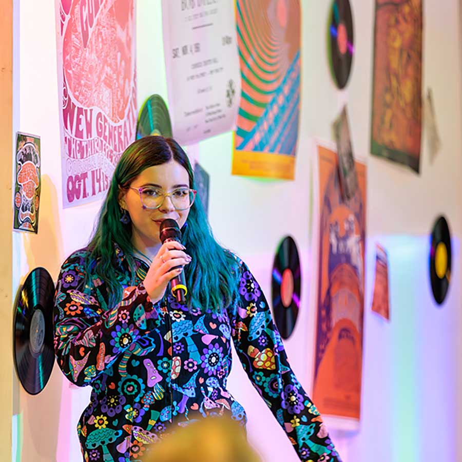 Live workshop event at Midlands Arts Centre (MAC), image credit Will Pace @MAC. 