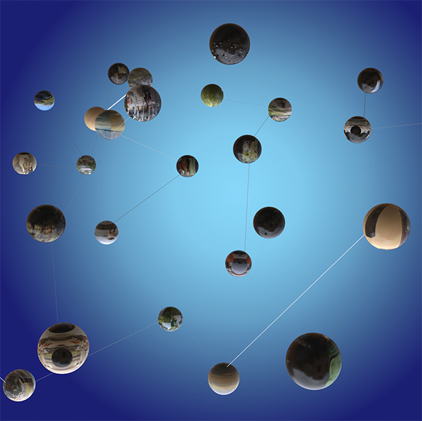 Work by Oleksandra Khaliapina, Helen Parmenter, Catherine O’Connor, and Alexandra Milea, using Vectary. 