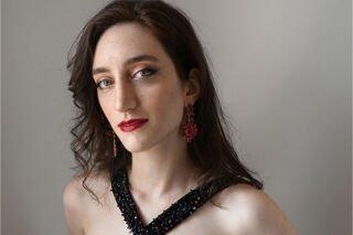 Portrait of pianist Salome Chitaia