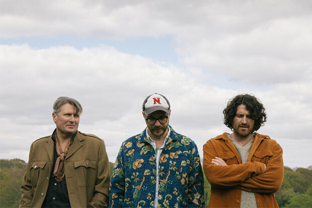 Rock trio LYR: Simon Armitage, Patrick Pearson, Richard Walters