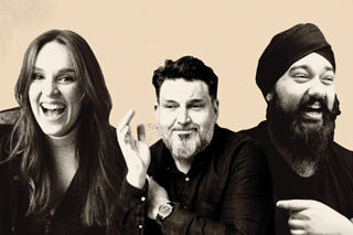 Comedians Katie Norris, Alex Milner and Katie Norris