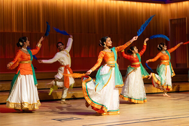 Young South Asian dancers