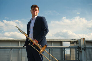 Trombonist Ed Mellor