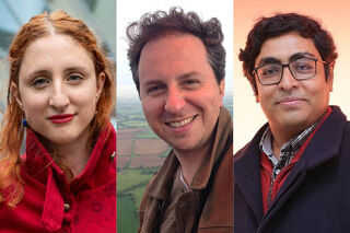 Poets Julie Irigary, Gregory Leadbetter, Uttaran Das Gupta