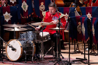 Guards Big Band drummer