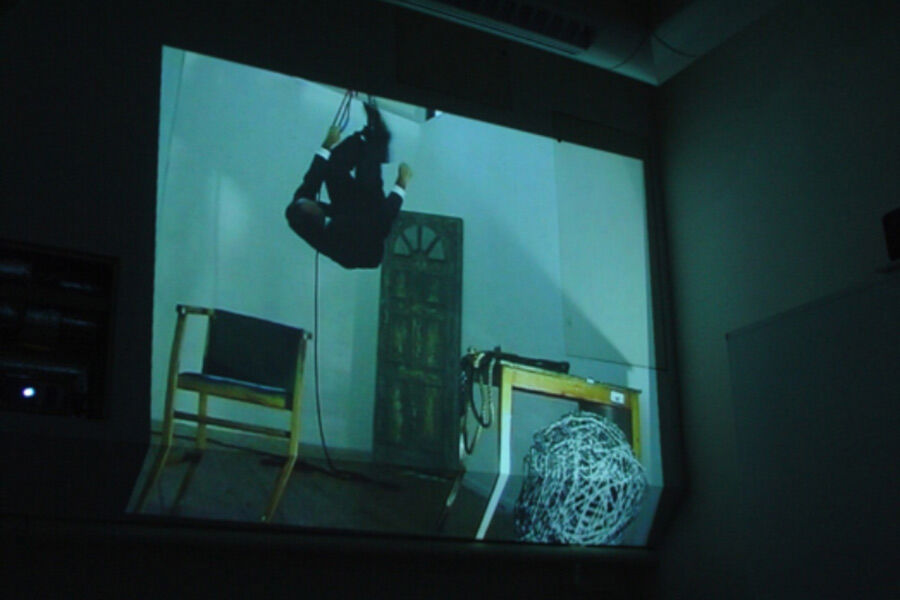 Performance work by Ian - MA Fine Art