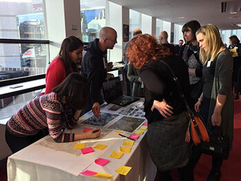 Planning students at RTPI summit