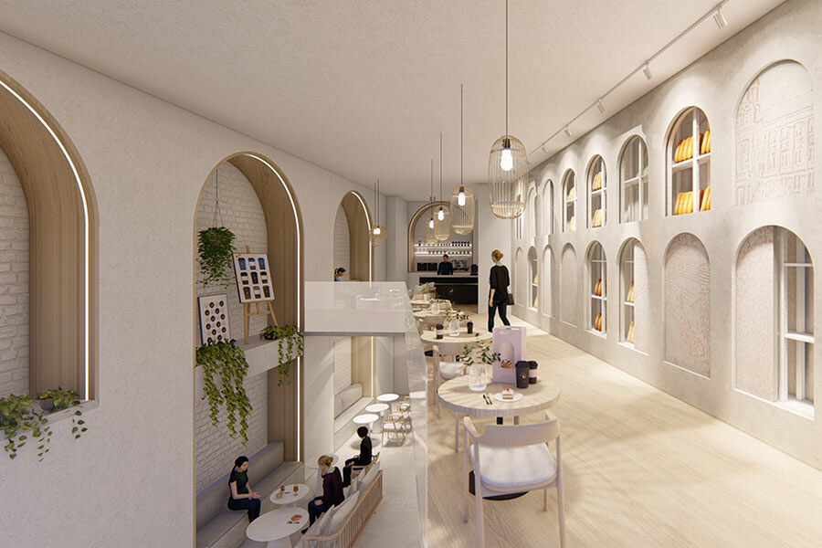 Ying-Tzu Chen. Proposal for artisan bakery, 2023/24