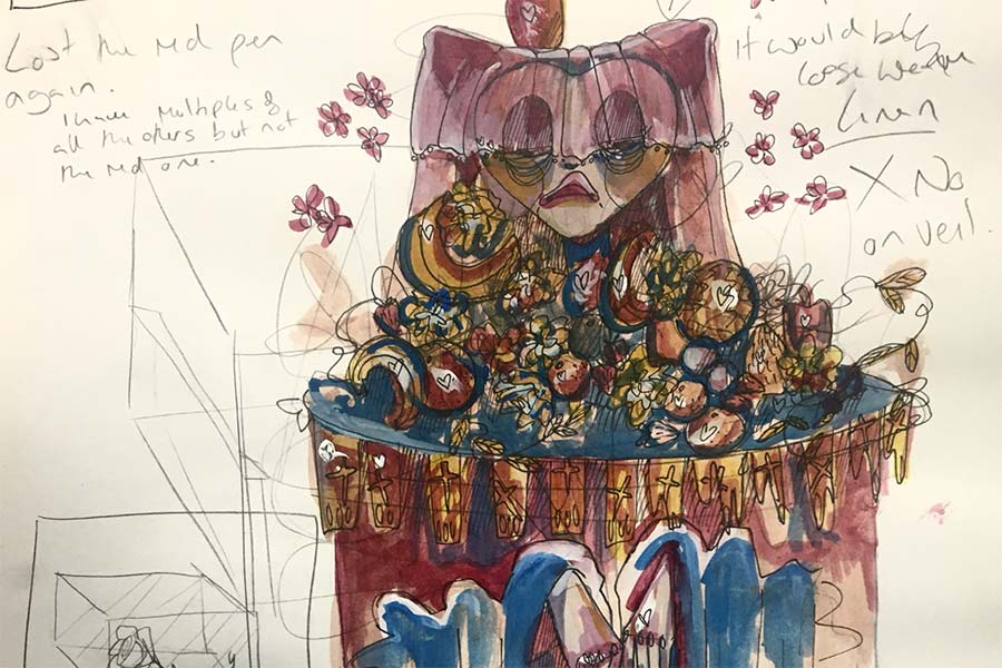 Vicky Charles costume design