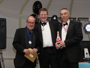 Alister Scott (right) receiving his award from RTPI