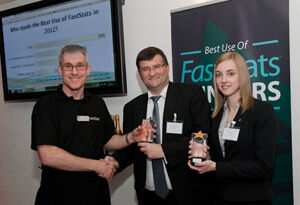 Gemma Brittle receives her award
