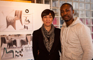 Jonathon Davis with Gina Hinde of Hartman UK