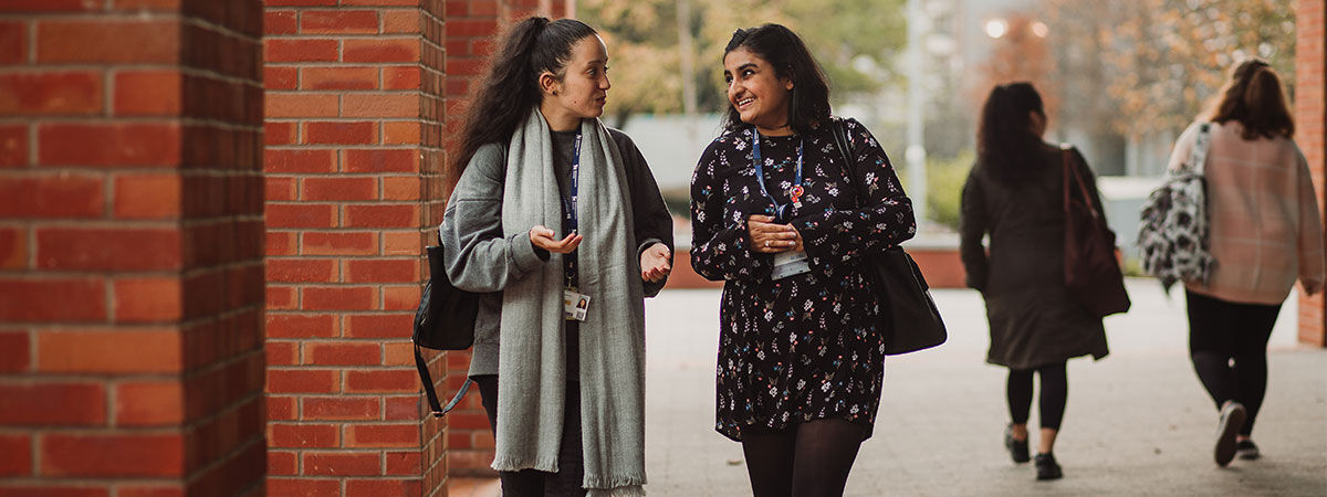 Students outside Seacole
