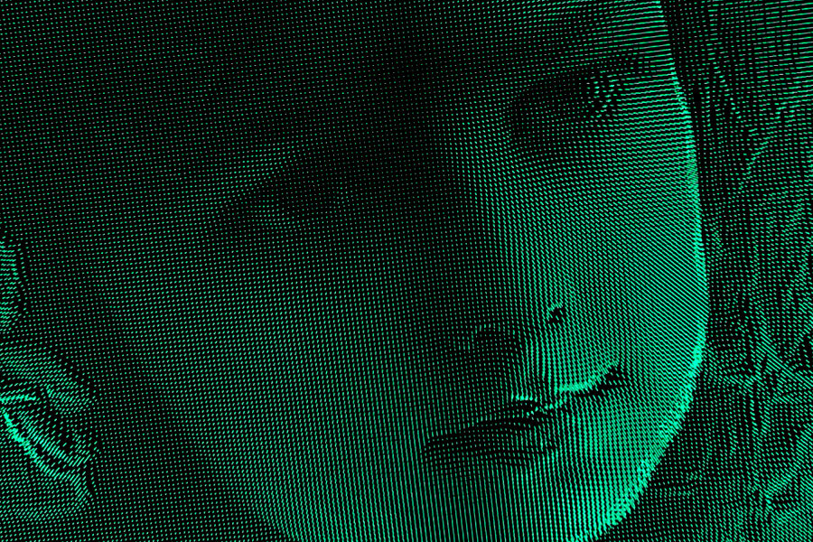 Point cloud video installation