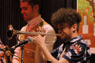 Salsa Orchestra trumpeter