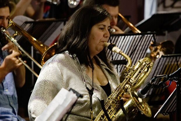 Jazz saxophonist Alicia Gardner-Trejo