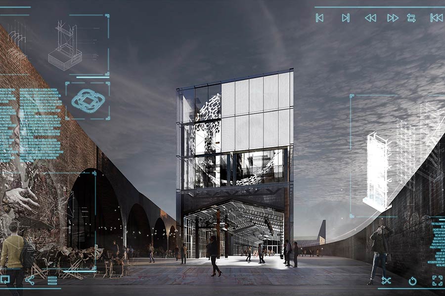 Artwork created by MArch student Michal Palczewski