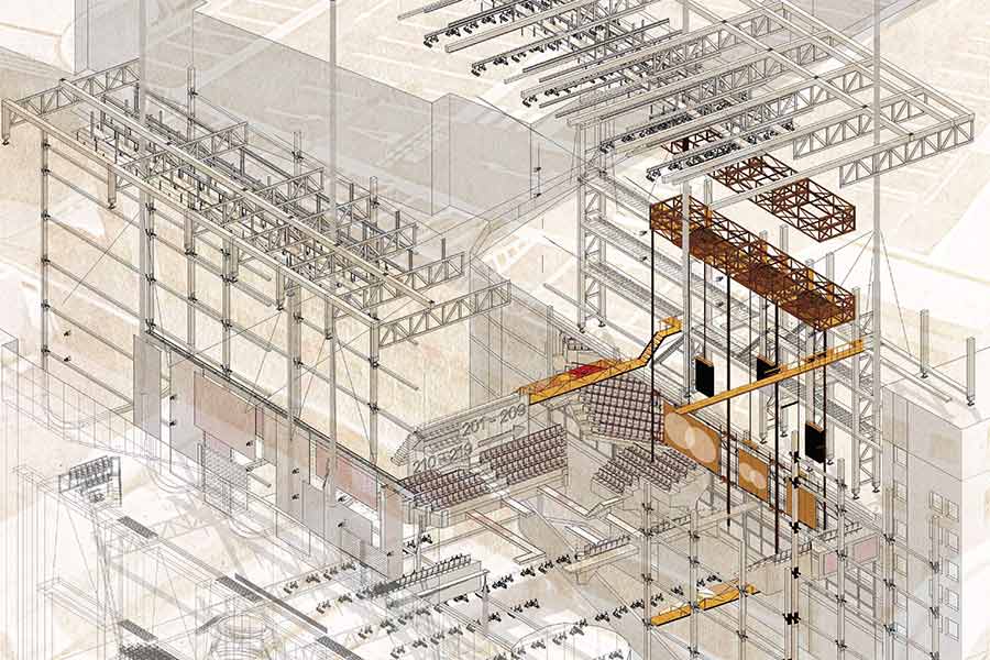 Artwork created by MArch student Hicham Ouahabi