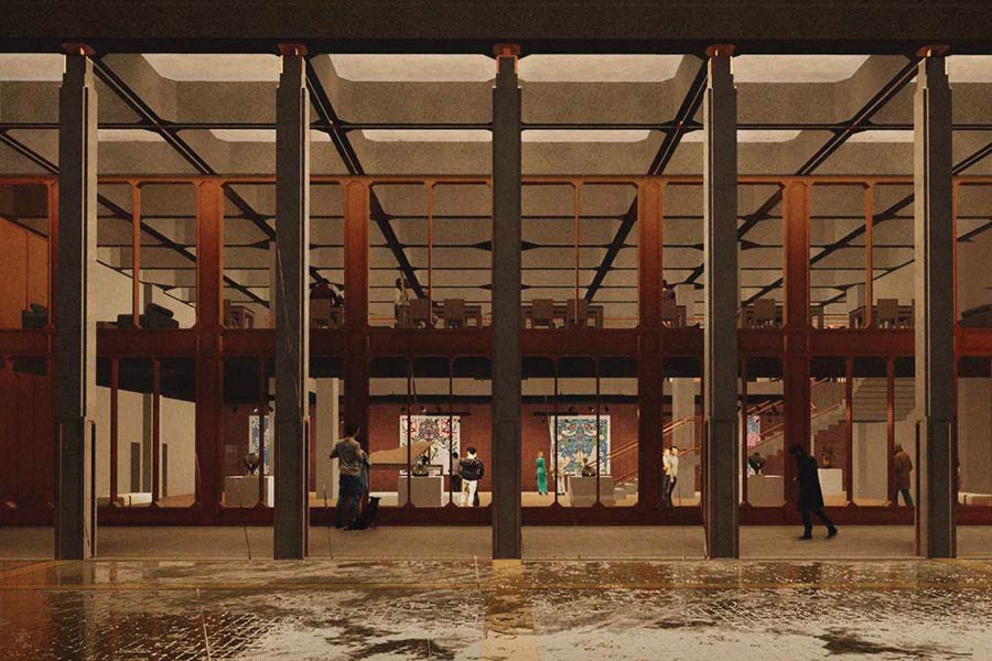 Artwork created by MArch student Leigh Davies