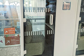 Single pod for working, located in Curzon Level 1 Atrium