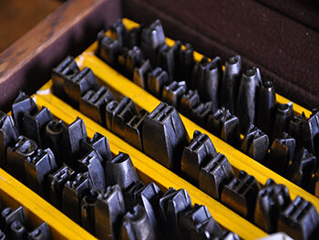 Baskerville printing punches