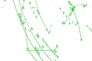 A chart of solar system constellations