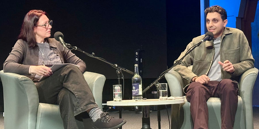 Natalie Haynes and Professor Islam Issa