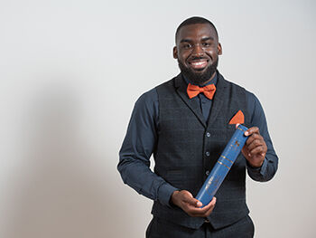 Corey Campbell receiving Honorary Membership