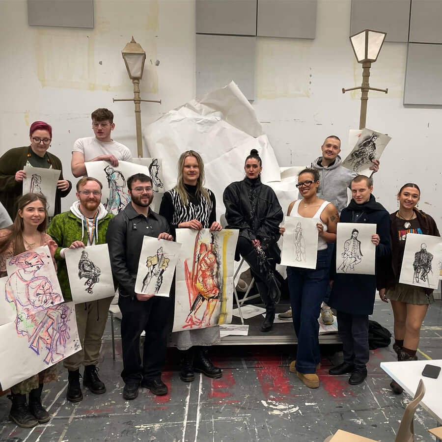 BA Fashion Design example second year work