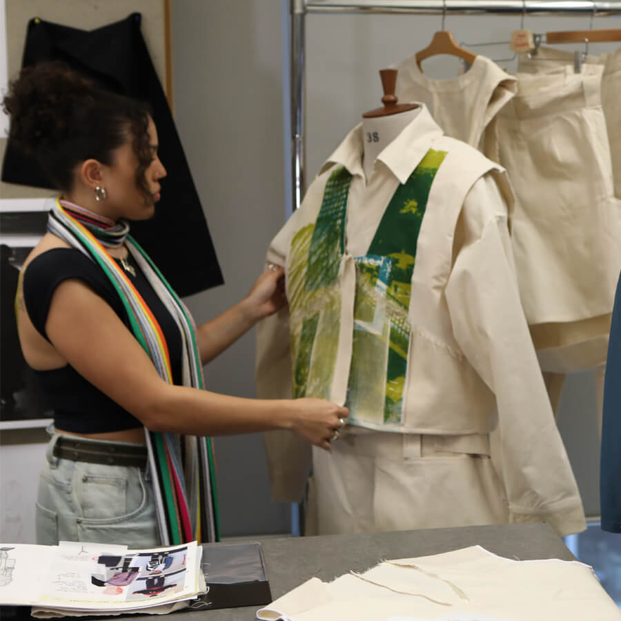 BA Fashion Design example third year work