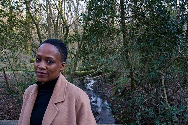 Bobbie-Jane Gardner in woods