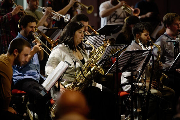 Birmingham Jazz Orchestra in performance