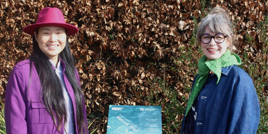 Qian Zephaniah and Jen Ridding, Head of Engagement and Learning at BBG