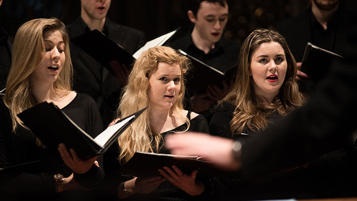 Choir for vocal page