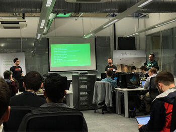 Students benefit from session with Cisco Meraki staff Students benefit from session with Cisco Meraki staff