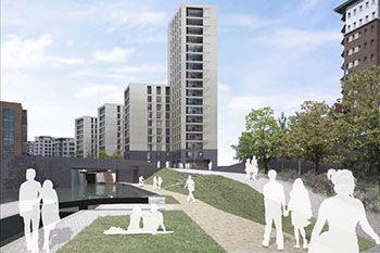 Artist's impression of No1 City Locks development