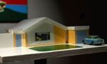 MA Design: Active Practice piece created by Clare Nisbet - small model of house and blue car