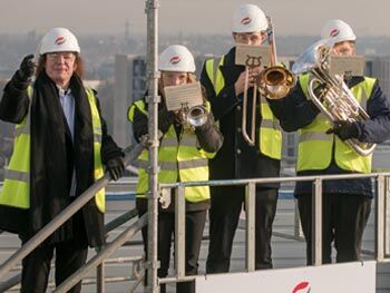 Conservatoire topping out conservatoire topping out