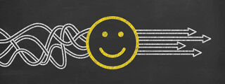 Everyday psychology tricks marketers use Image 1200x450 - Smiley face with lines behind it
