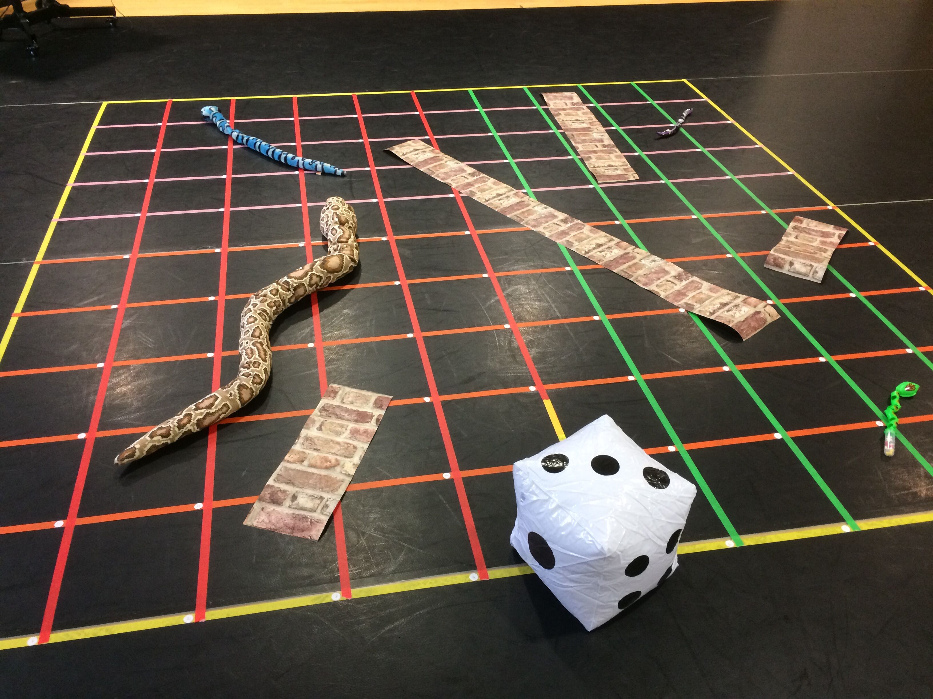 Snakes and ladders artwork