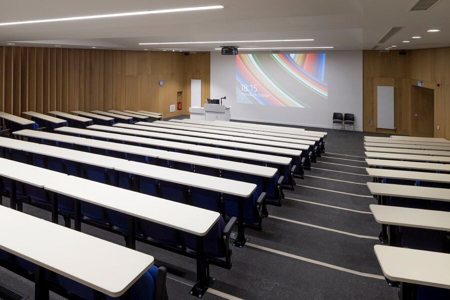Lecture theatre in The Curzon Building.