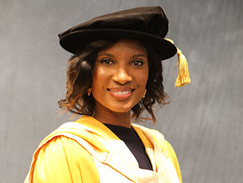 Dame Denise Lewis has received an honorary doctorate from Birmingham City University