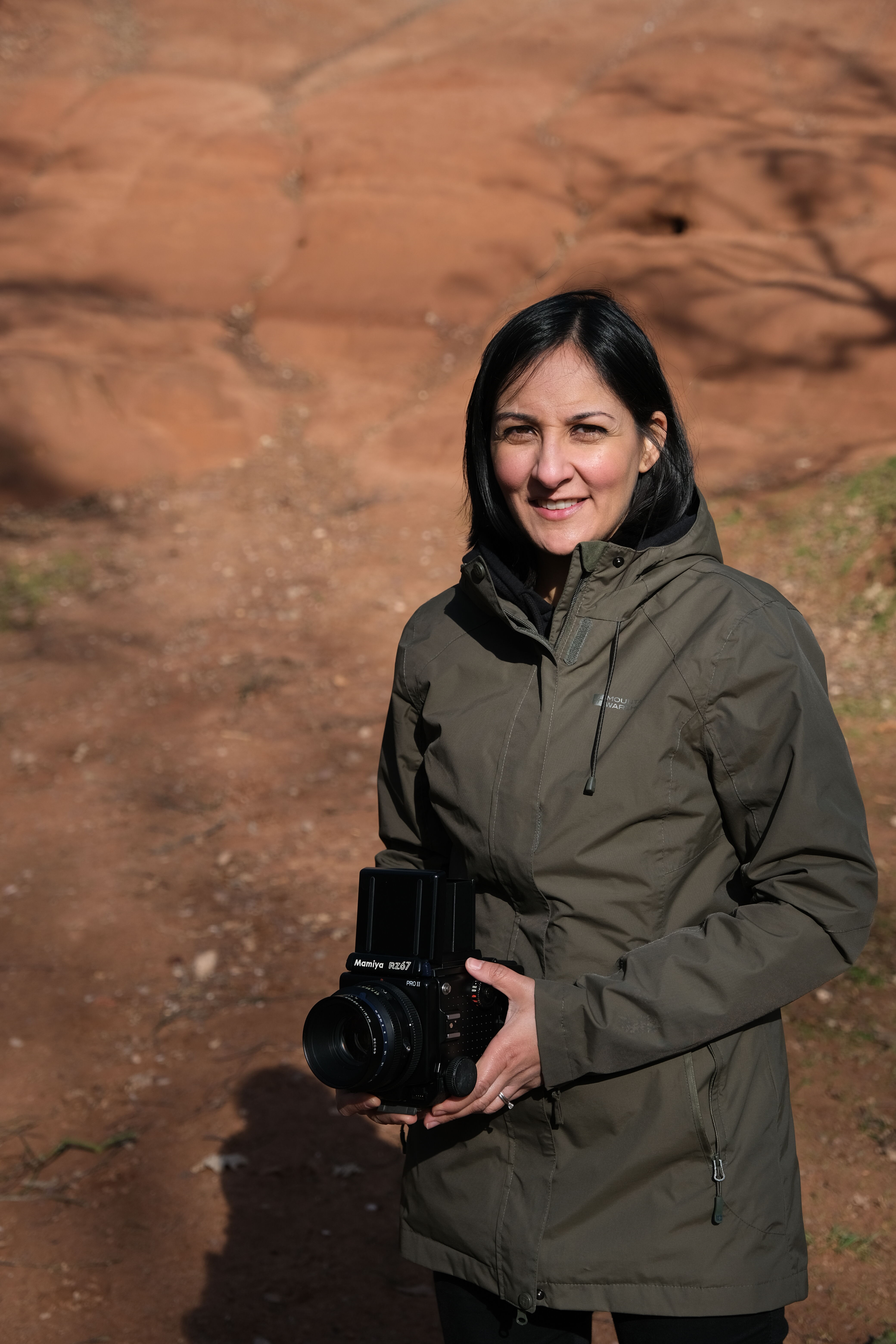 Art Research Professor standing in nature