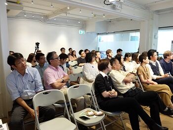 The audience at The Good Design Store at PMQ, Hong Kong. Image supplied by Wayne Pottinger. The Good Design Store at PMQ